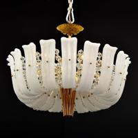 Chandelier, Manner of Barovier & Toso - Sold for $2,000 on 04-23-2022 (Lot 17).jpg